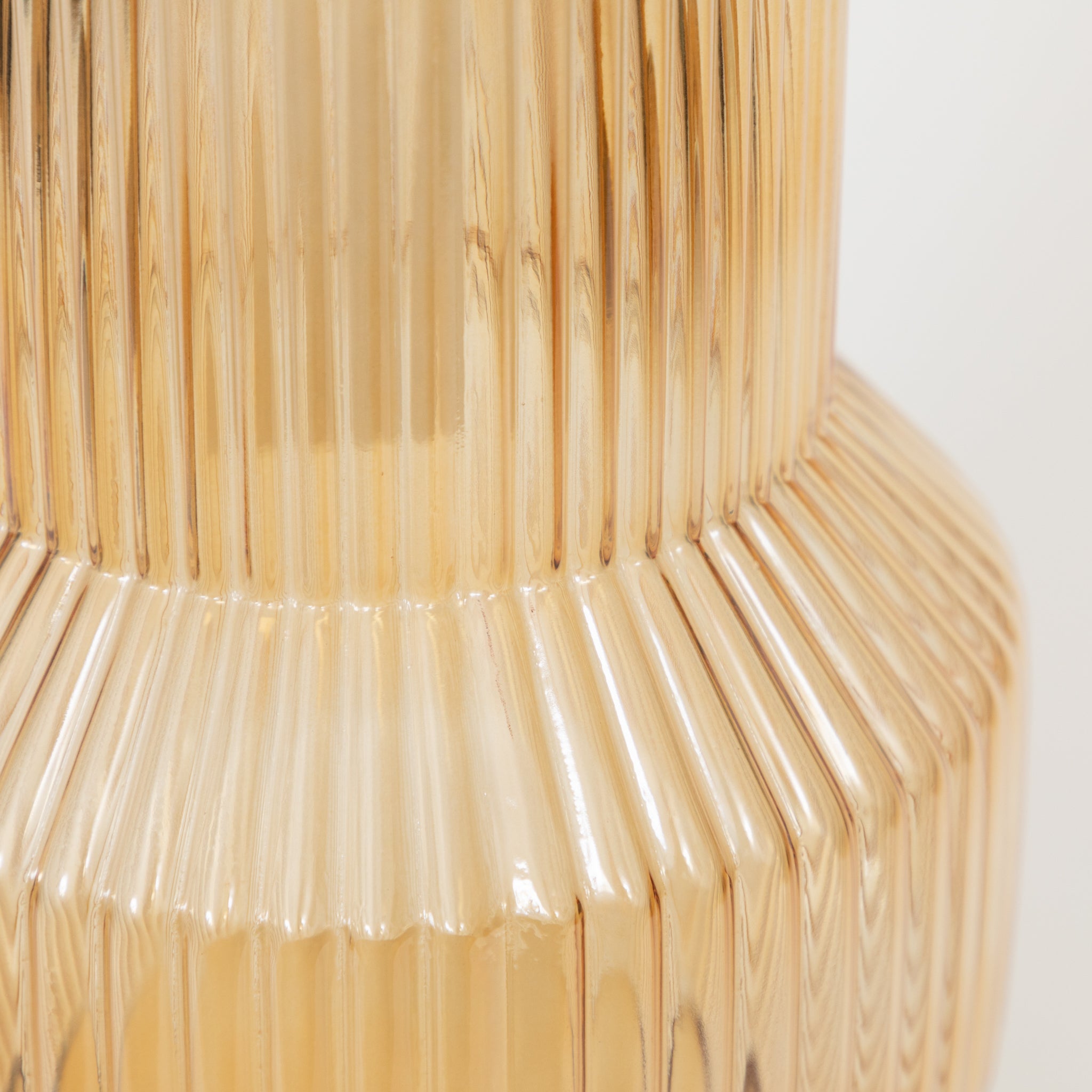 LIGHT & LIVING Leila Glass Vase in BROWN (Large)