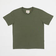 USKEES Loose Fit Short Sleeve T-Shirt in ARMY GREEN