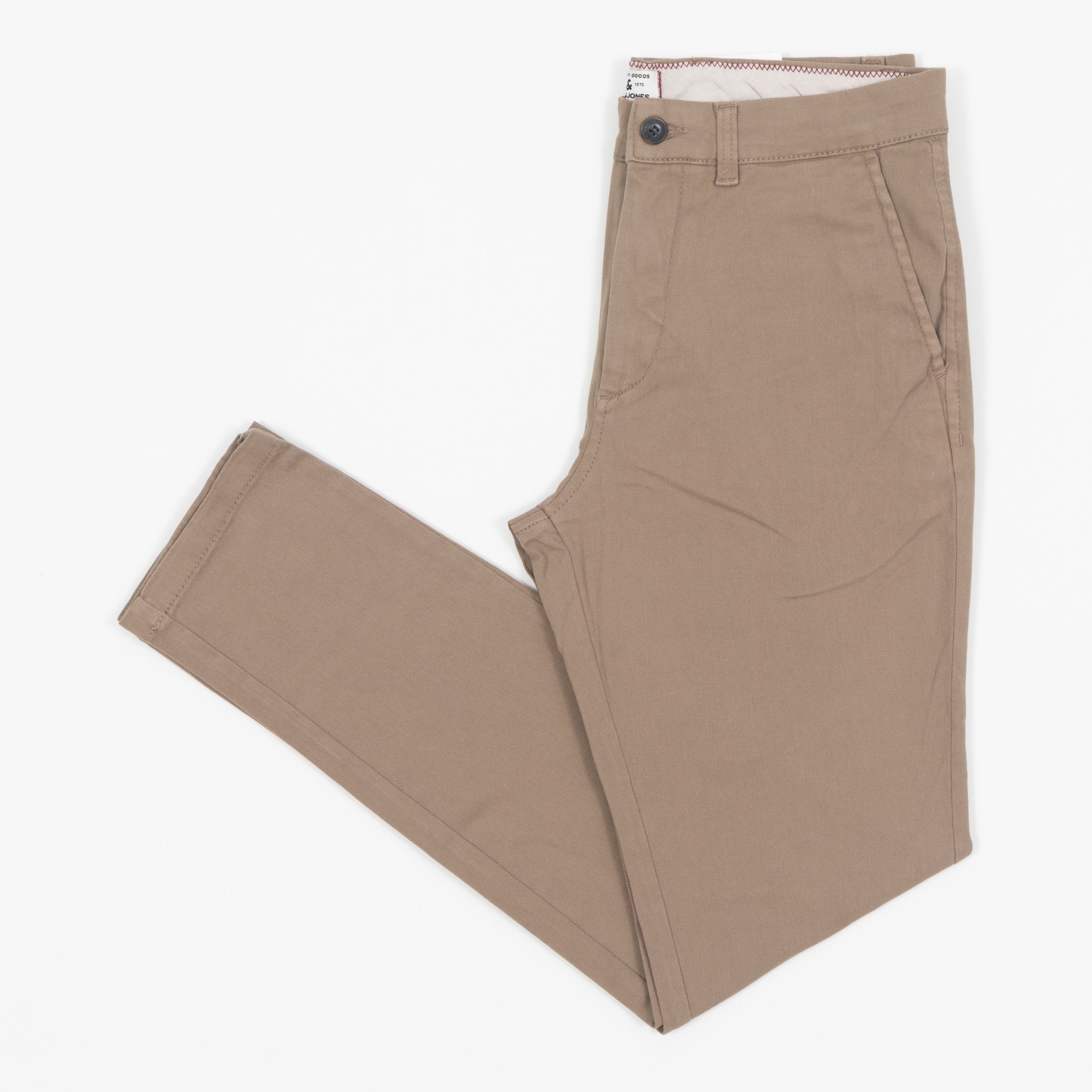 JACK & JONES Marco Slim Fit Chino Trousers in BEIGE