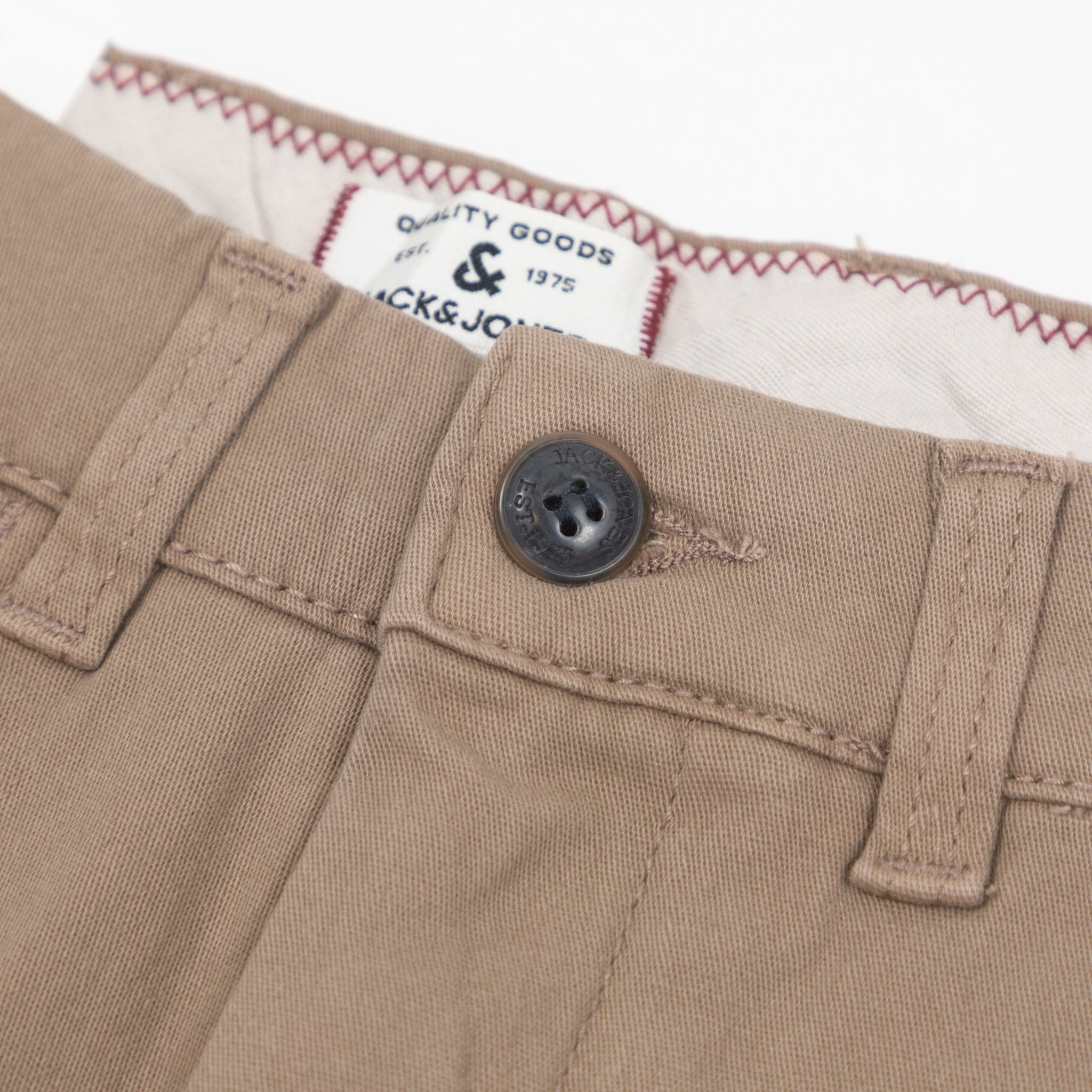 JACK & JONES Marco Slim Fit Chino Trousers in BEIGE