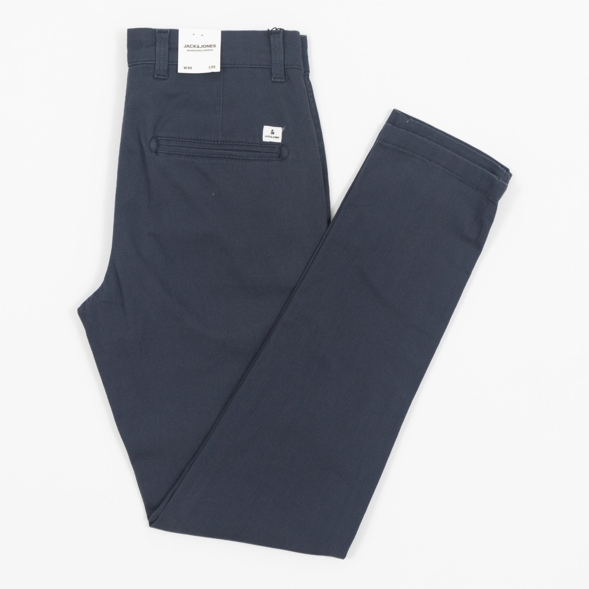 Mens JACK JONES Navy Slim Fit Chino CACTWS UK - Main Image