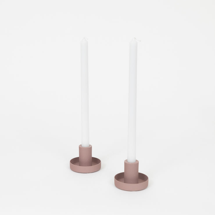 Ib Laursen Narrow Taper Candle Holder in MALVA - Pack of 2
