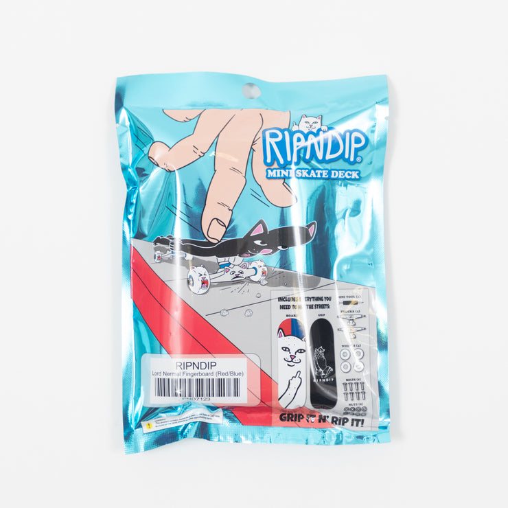 RIPNDIP Nerm In Heck Mini Finger Tech Skateboard Deck in RED & BLUE