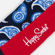 HAPPY SOCKS Paisley Socks in NAVY