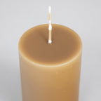Ib Laursen Pillar Candle in GOLDEN BROWN (Tall) - Pack of 2