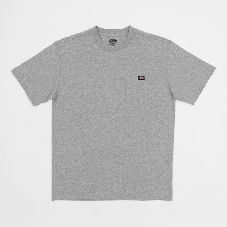 DICKIES Porterdale Chest Pocket T-Shirt in HEATHER GREY