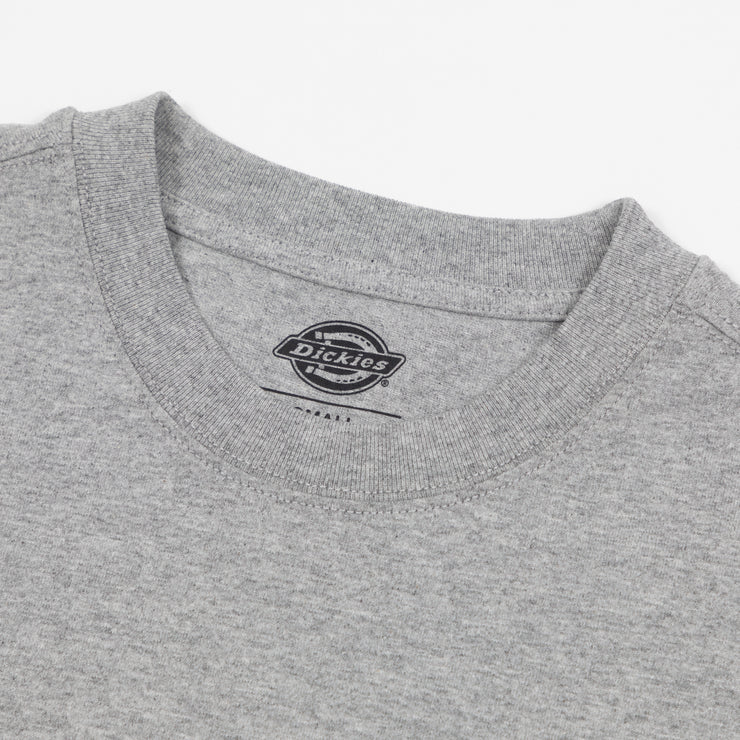 DICKIES Porterdale Chest Pocket T-Shirt in HEATHER GREY