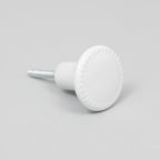 CLAYRE & EEF Round Furniture Knob in CREAM CERAMIC - Pack of 4