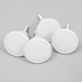 CLAYRE & EEF Round Furniture Knob in CREAM CERAMIC - Pack of 4