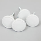 CLAYRE & EEF Round Furniture Knob in CREAM CERAMIC - Pack of 4