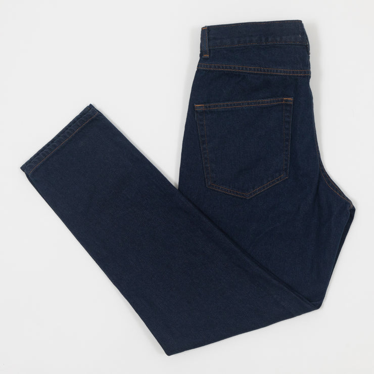 FARAH Rushmore Tapered Fit Jeans in RINSE DENIM