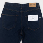 FARAH Rushmore Tapered Fit Jeans in RINSE DENIM