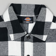 DICKIES Sacramento Check Shirt in BLACK & WHITE