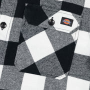 DICKIES Sacramento Check Shirt in BLACK & WHITE