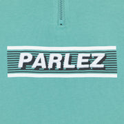 PARLEZ Salton Quarter Zip Sweatshirt in DUSTY AQUA