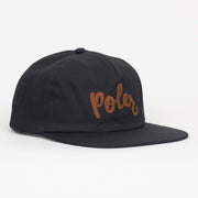 POLER Script Hat in BLACK DIRT