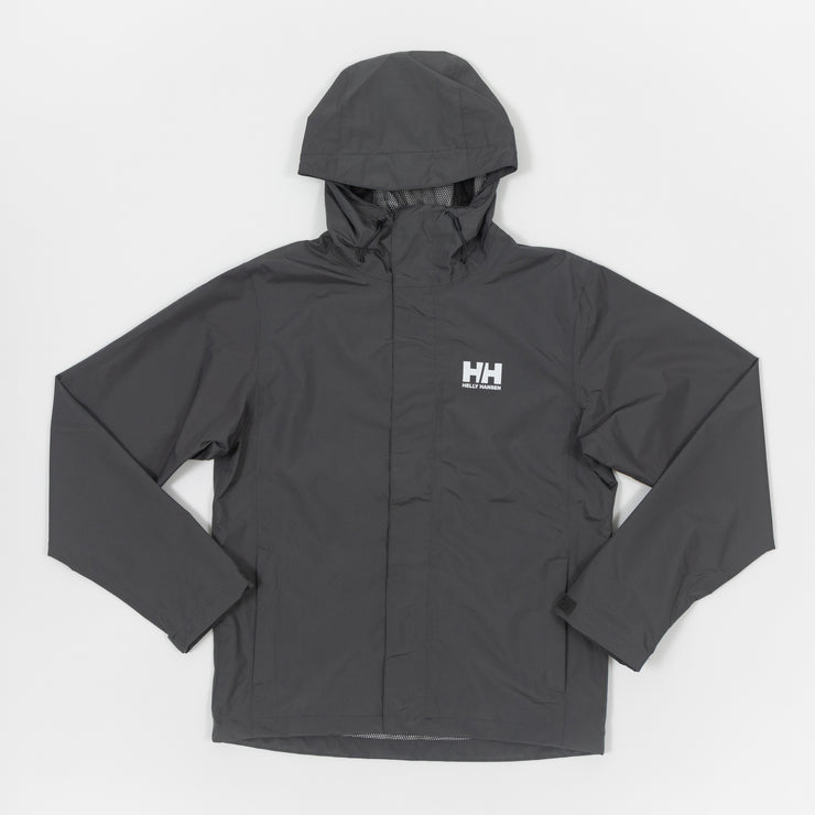HELLY HANSEN Seven J Waterproof Jacket in CHARCOAL