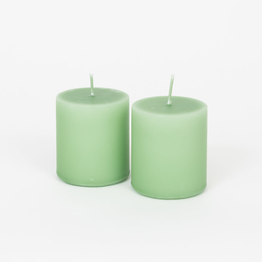 Ib Laursen Short Pillar Candle - 7cm - Pack of 2