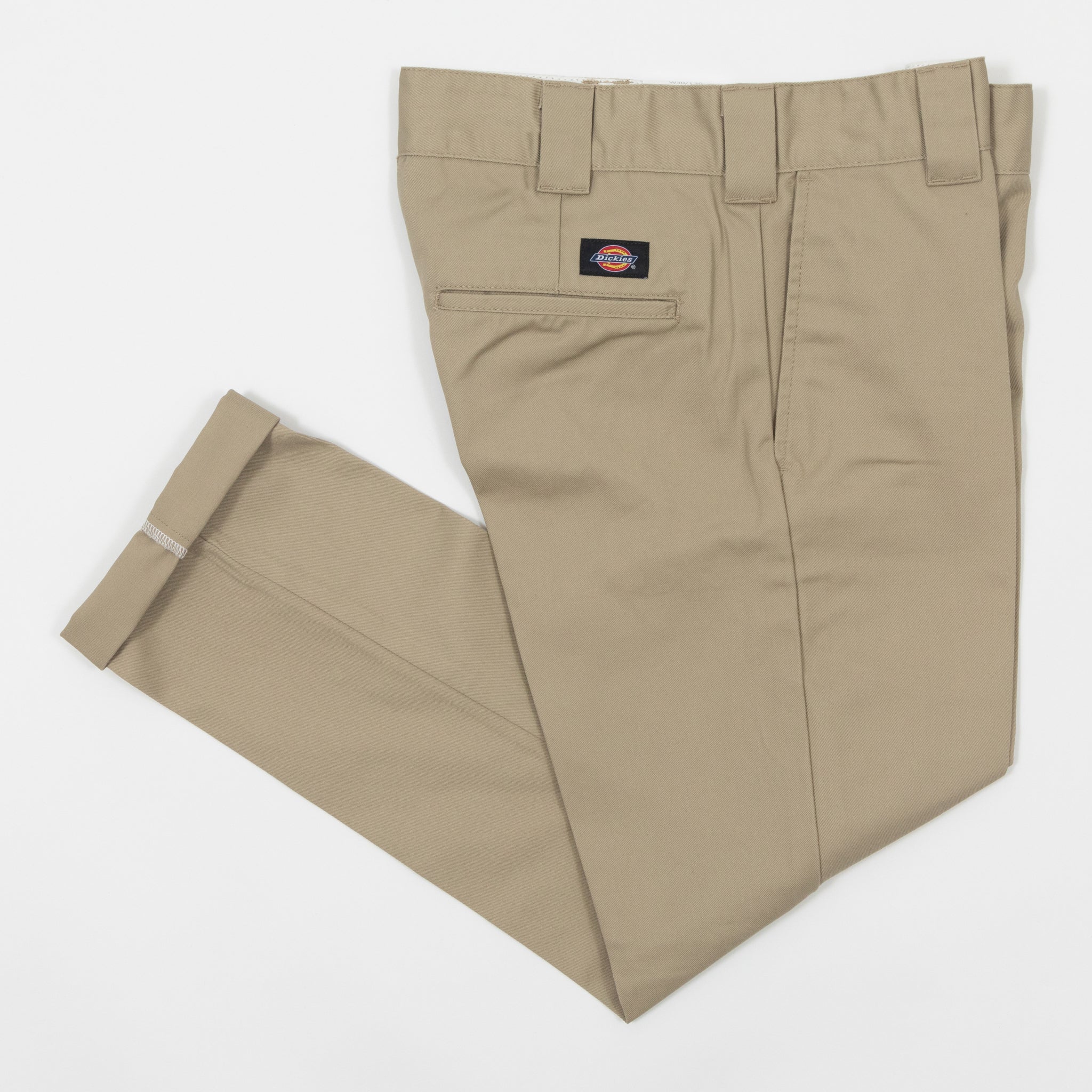 Mens DICKIES 872 Khaki Slim Fit Work Chino Pant CACTWS