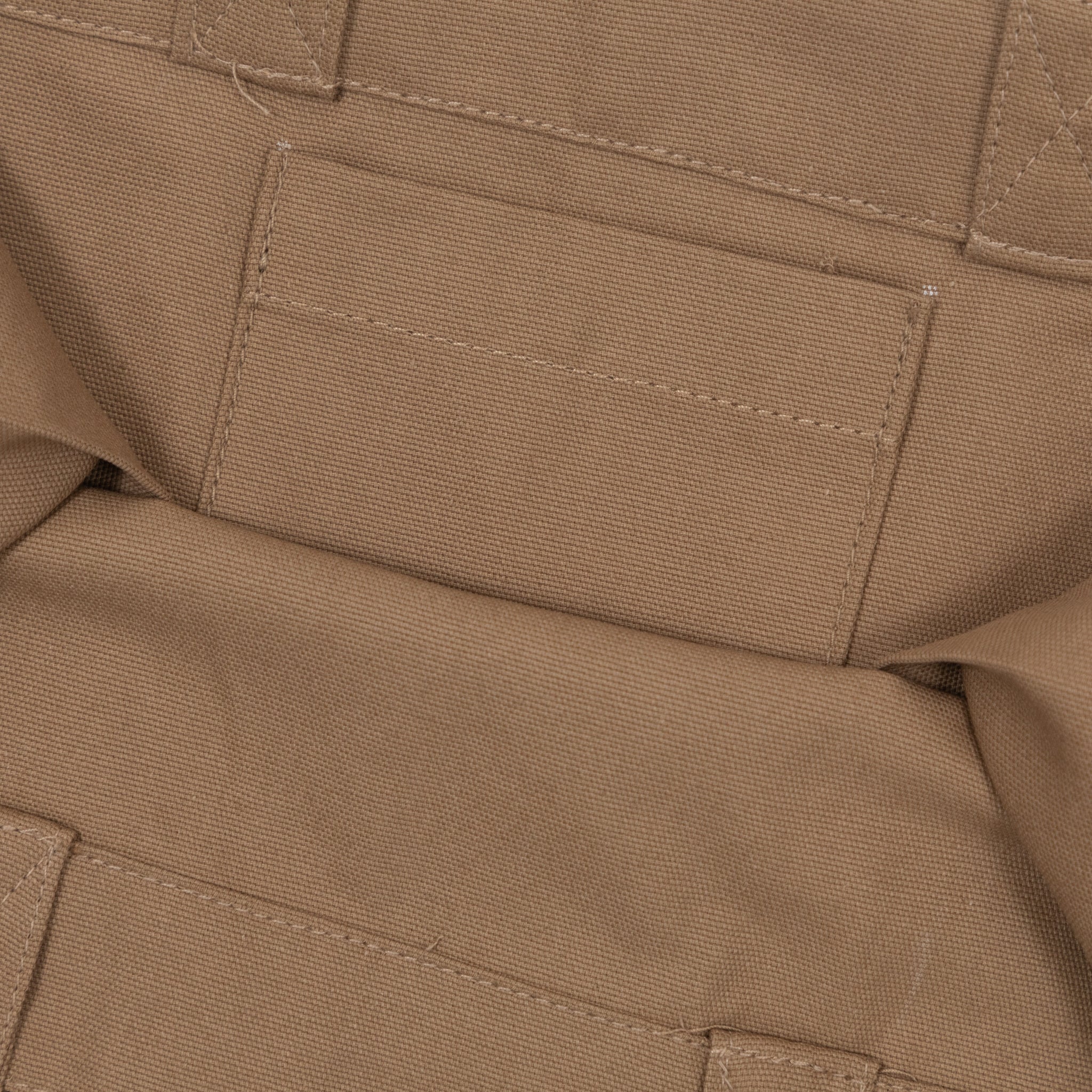 USKEES Small Organic Cotton Tote Bag in KHAKI BROWN