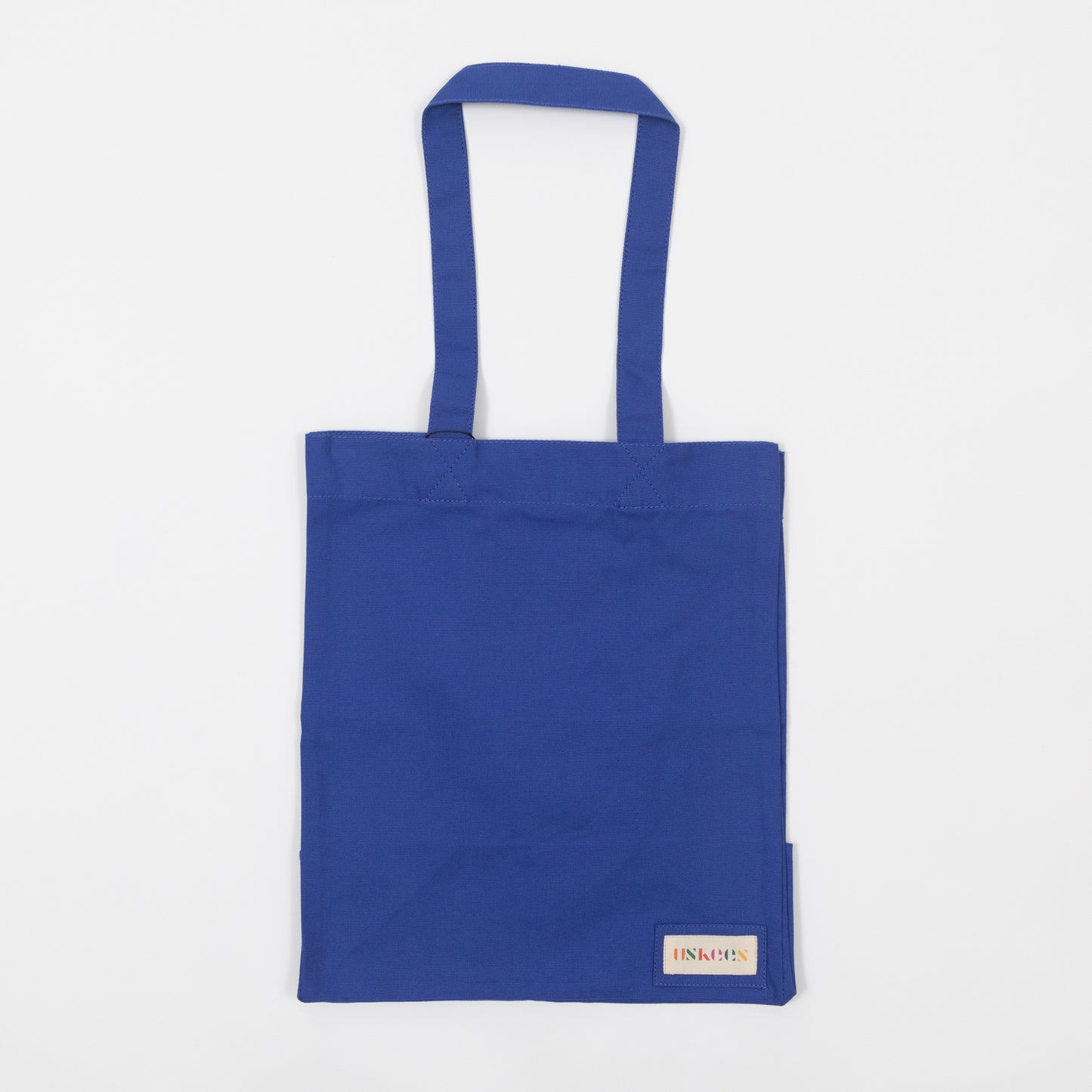USKEES Small Organic Cotton Tote Bag in ULTRA-BLUE