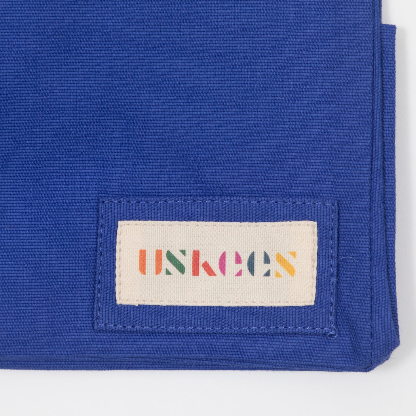 USKEES Small Organic Cotton Tote Bag in ULTRA-BLUE