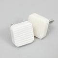 CLAYRE & EEF Square Furniture Knob in CREAM STONE - Pack of 2