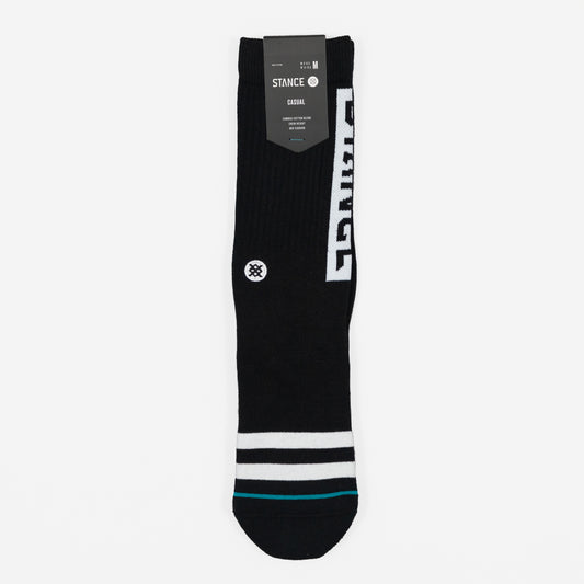 STANCE Staple OG Crew Socks in BLACK