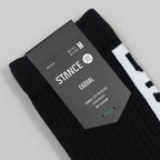 STANCE Staple OG Crew Socks in BLACK