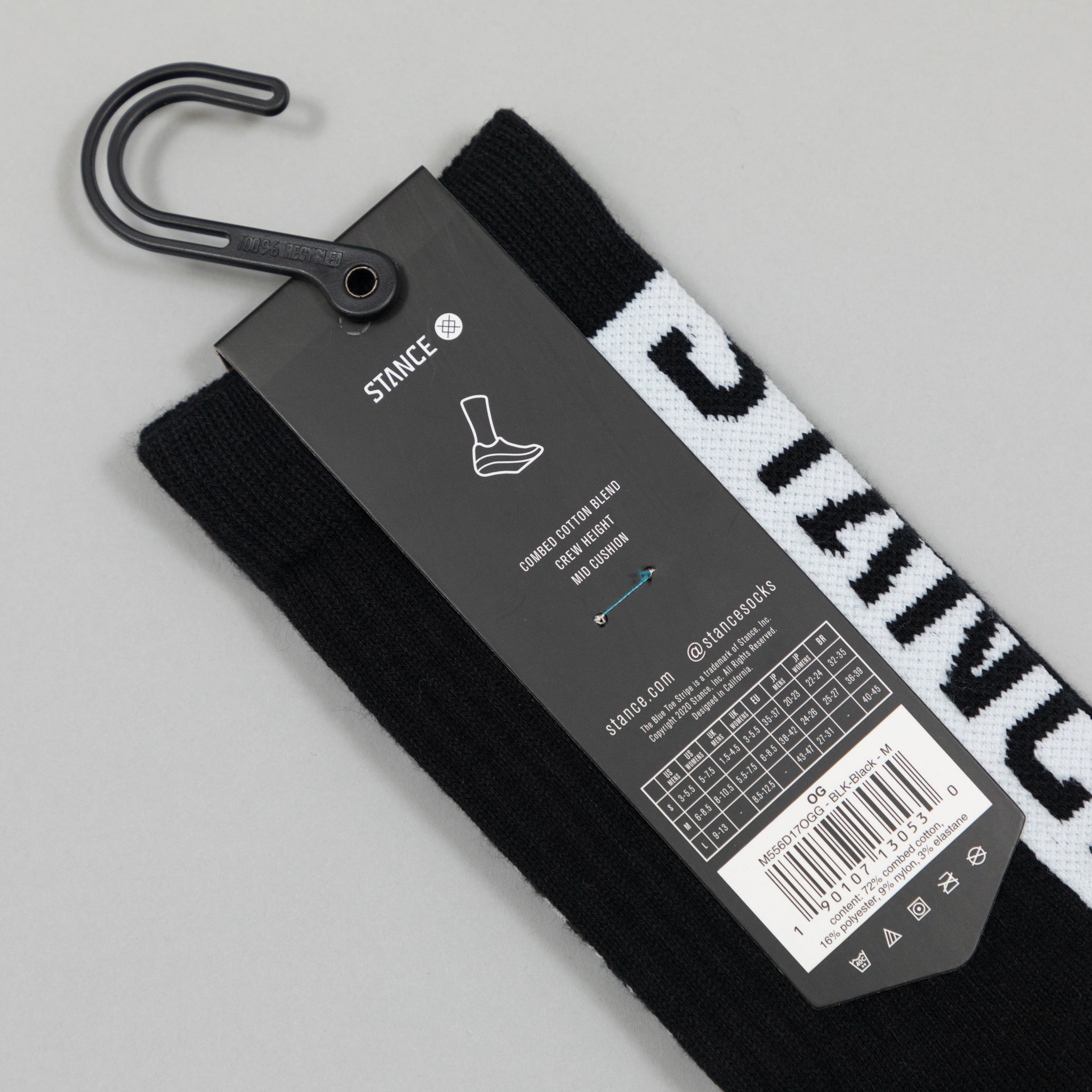 STANCE Staple OG Crew Socks in BLACK