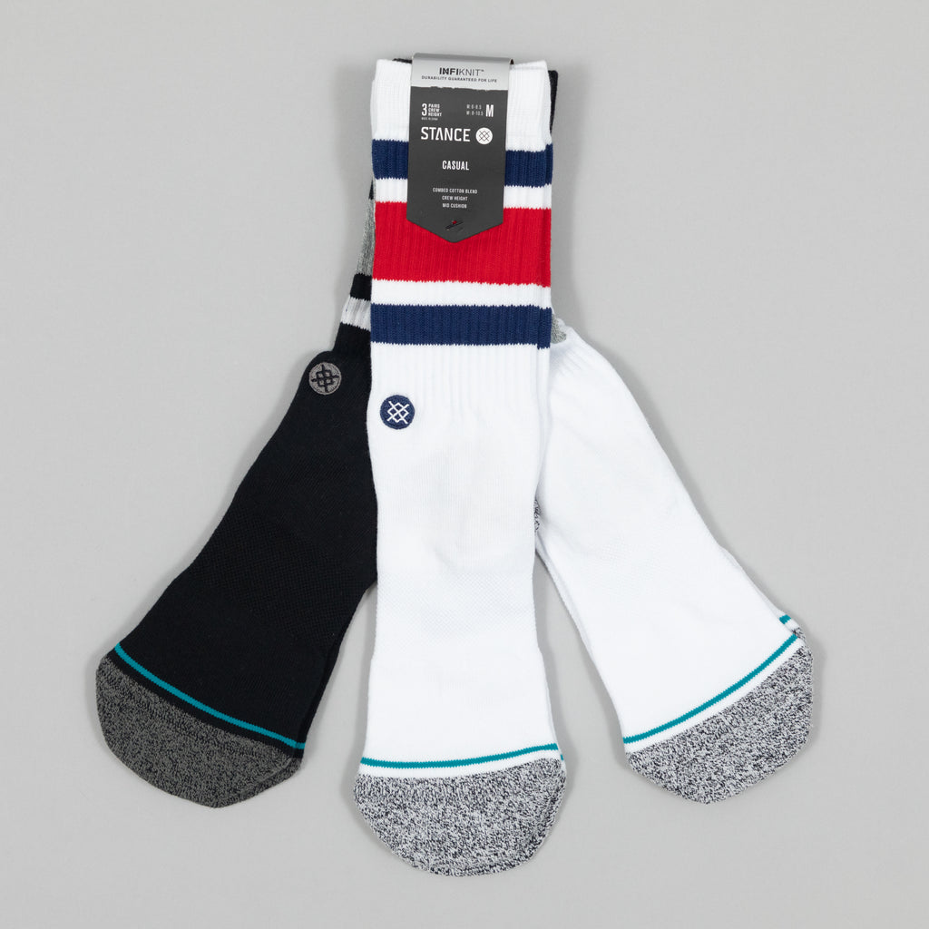 STANCE Boyd 3 Pack Staple Socks in MULTI PACK