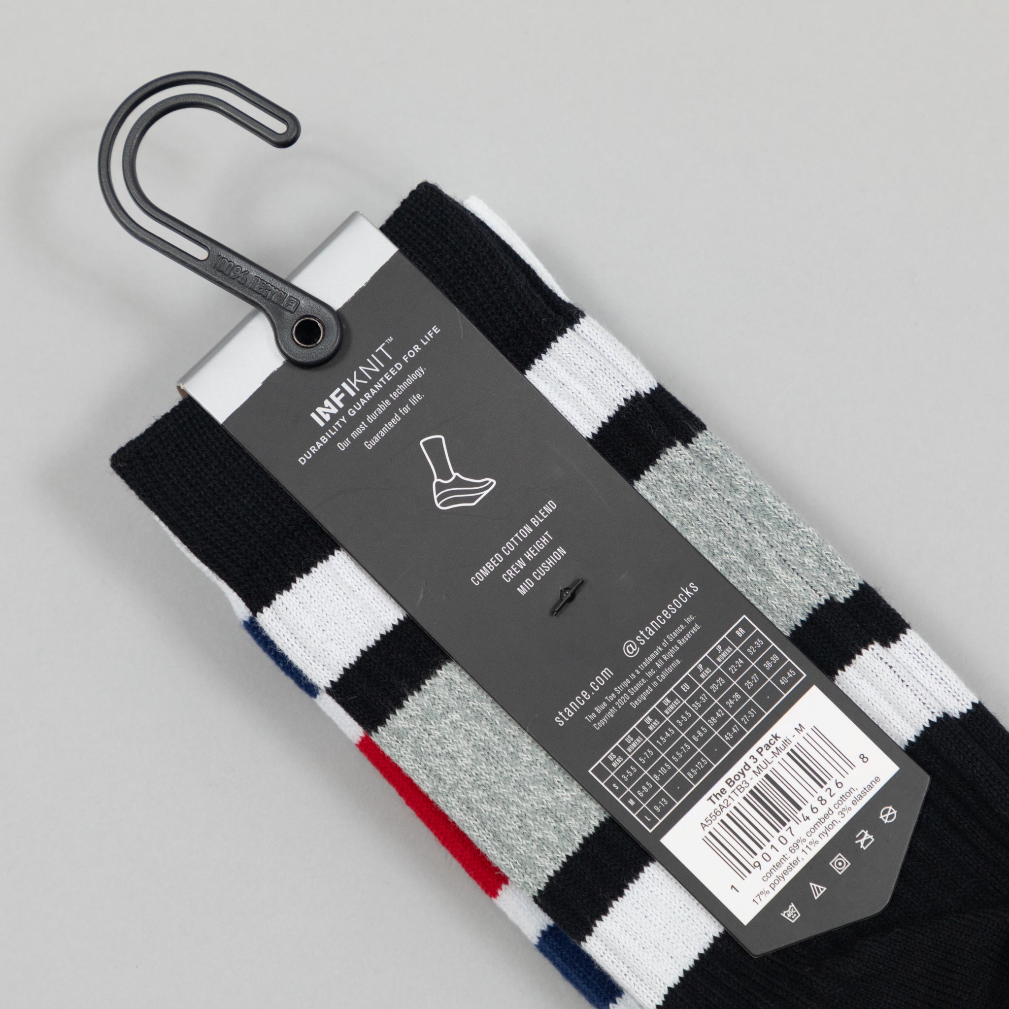 STANCE Boyd 3 Pack Staple Socks in MULTI PACK