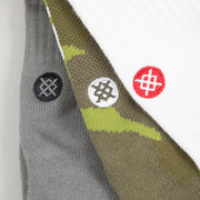 STANCE 3 Pack Staple OG Crew Socks in MULTI CAMO