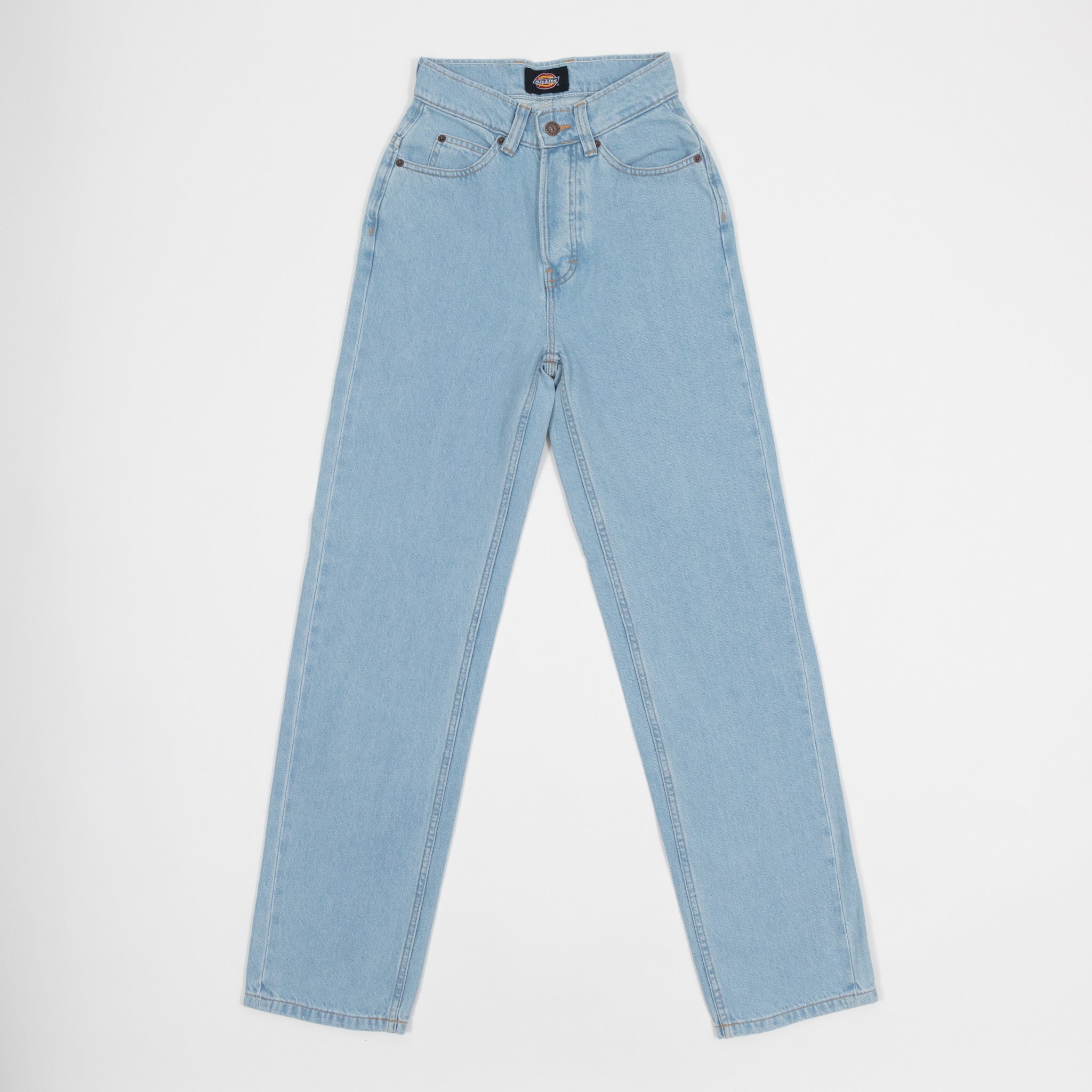 Womens DICKIES Thomasville Denim Pant in VINTAGE BLUE