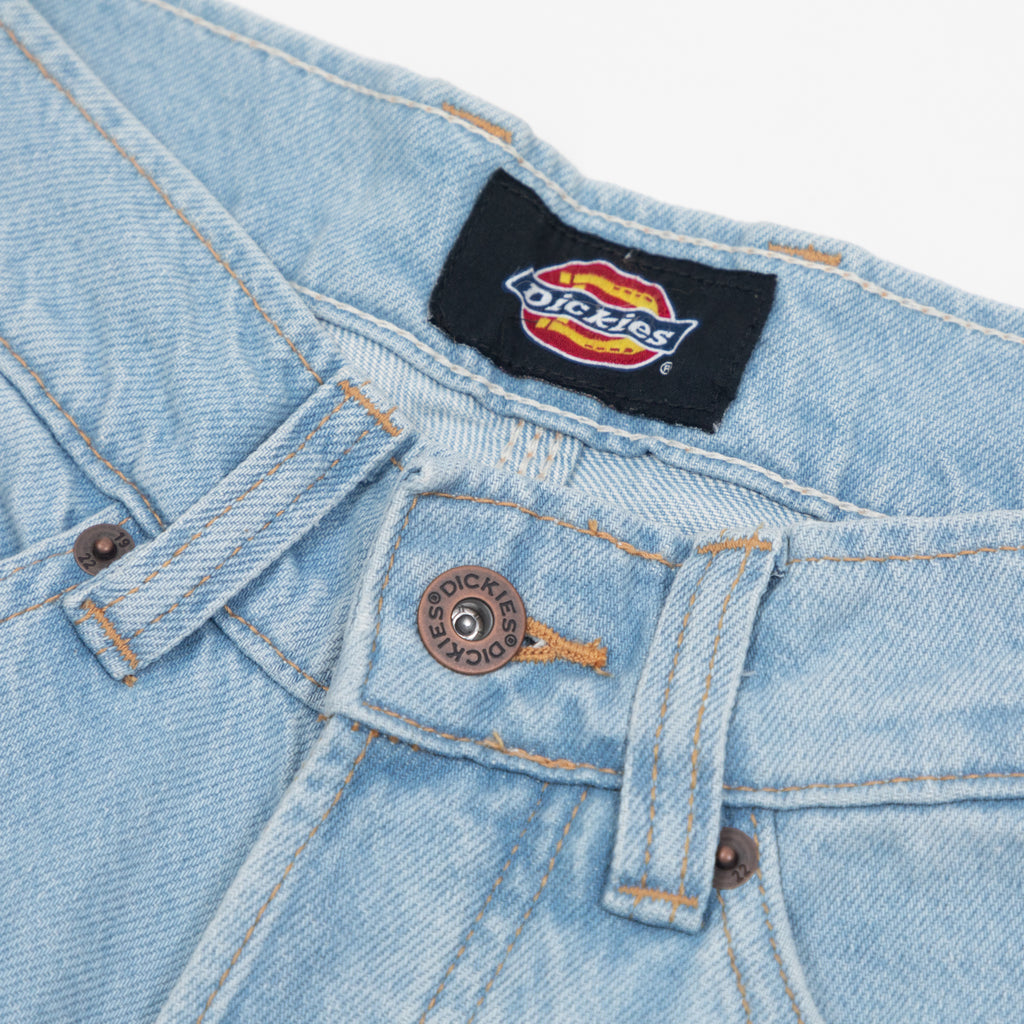 Womens DICKIES Thomasville Denim Pant in VINTAGE BLUE