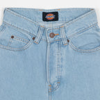 Womens DICKIES Thomasville Denim Pant in VINTAGE BLUE