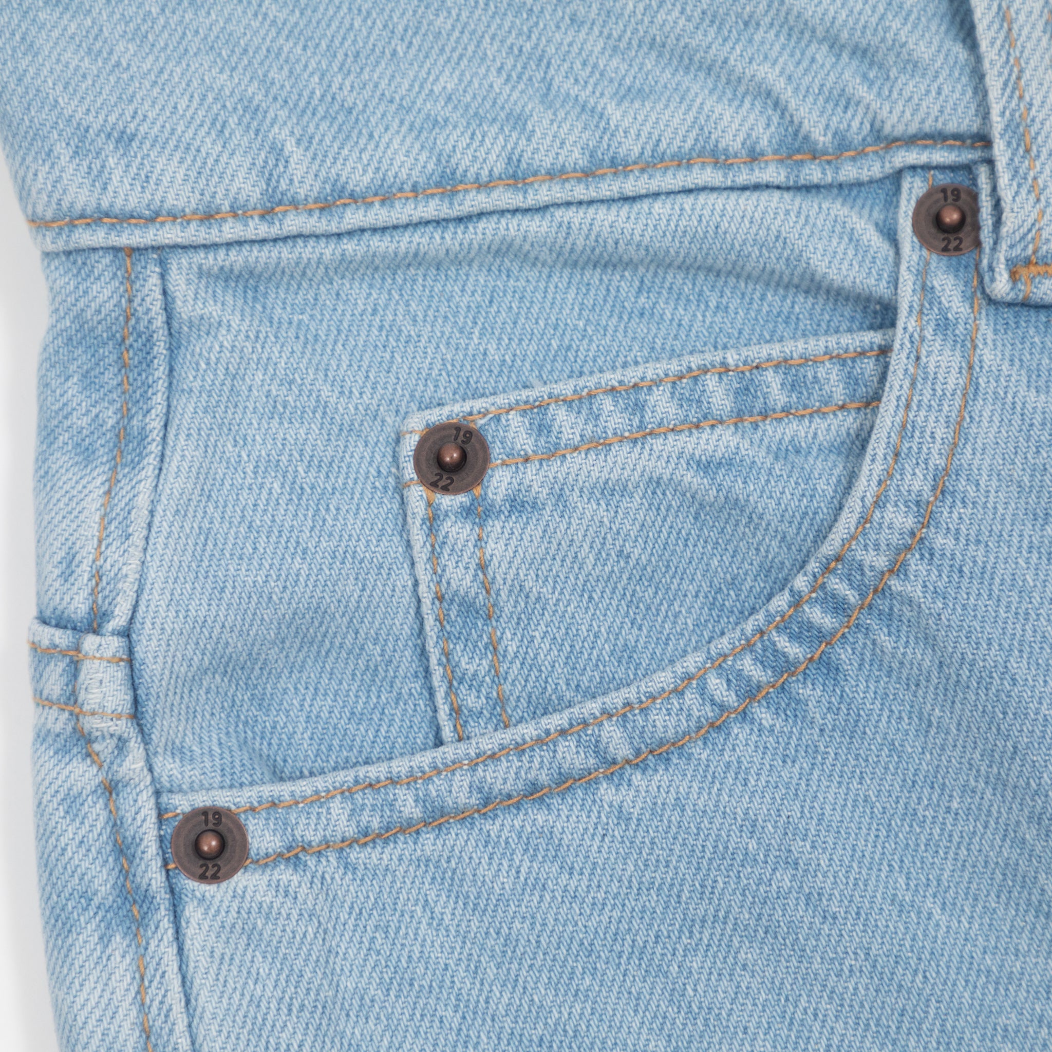 Womens DICKIES Thomasville Denim Pant in VINTAGE BLUE