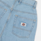 Womens DICKIES Thomasville Denim Pant in VINTAGE BLUE