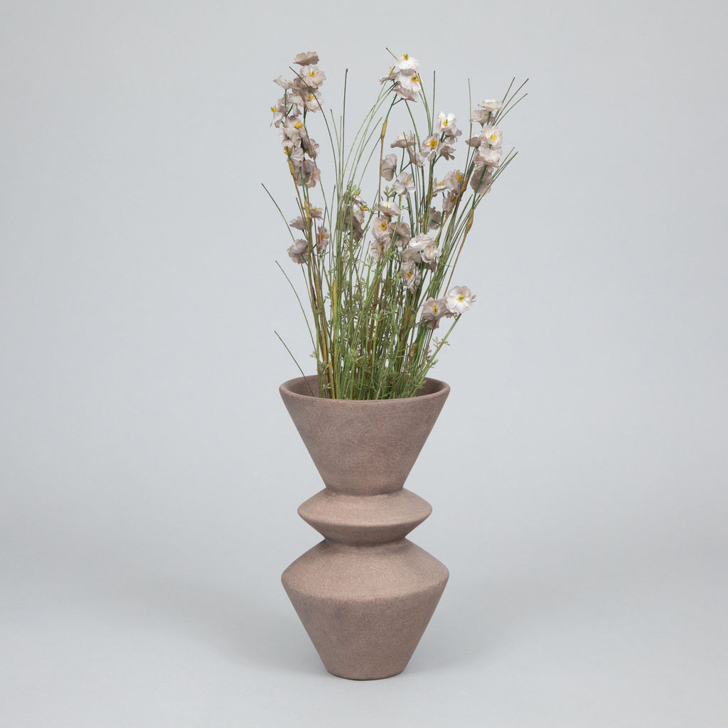 Ib Laursen Artificial Flower in White Purple Tones