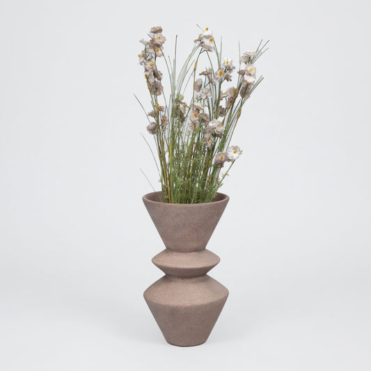 Ib Laursen Artificial Flower in White Purple Tones
