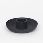 Ib Laursen Candle with Candle Holder in BLACK