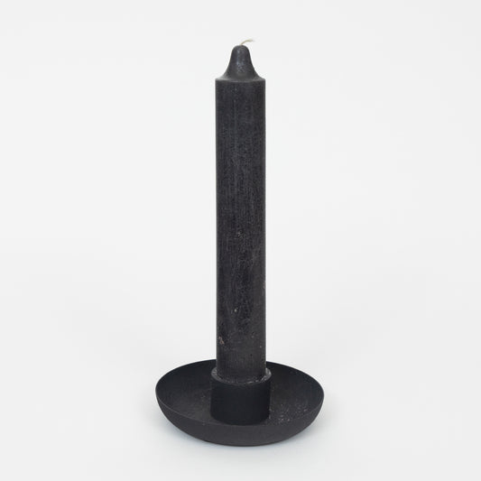 Ib Laursen Candle with Candle Holder in BLACK