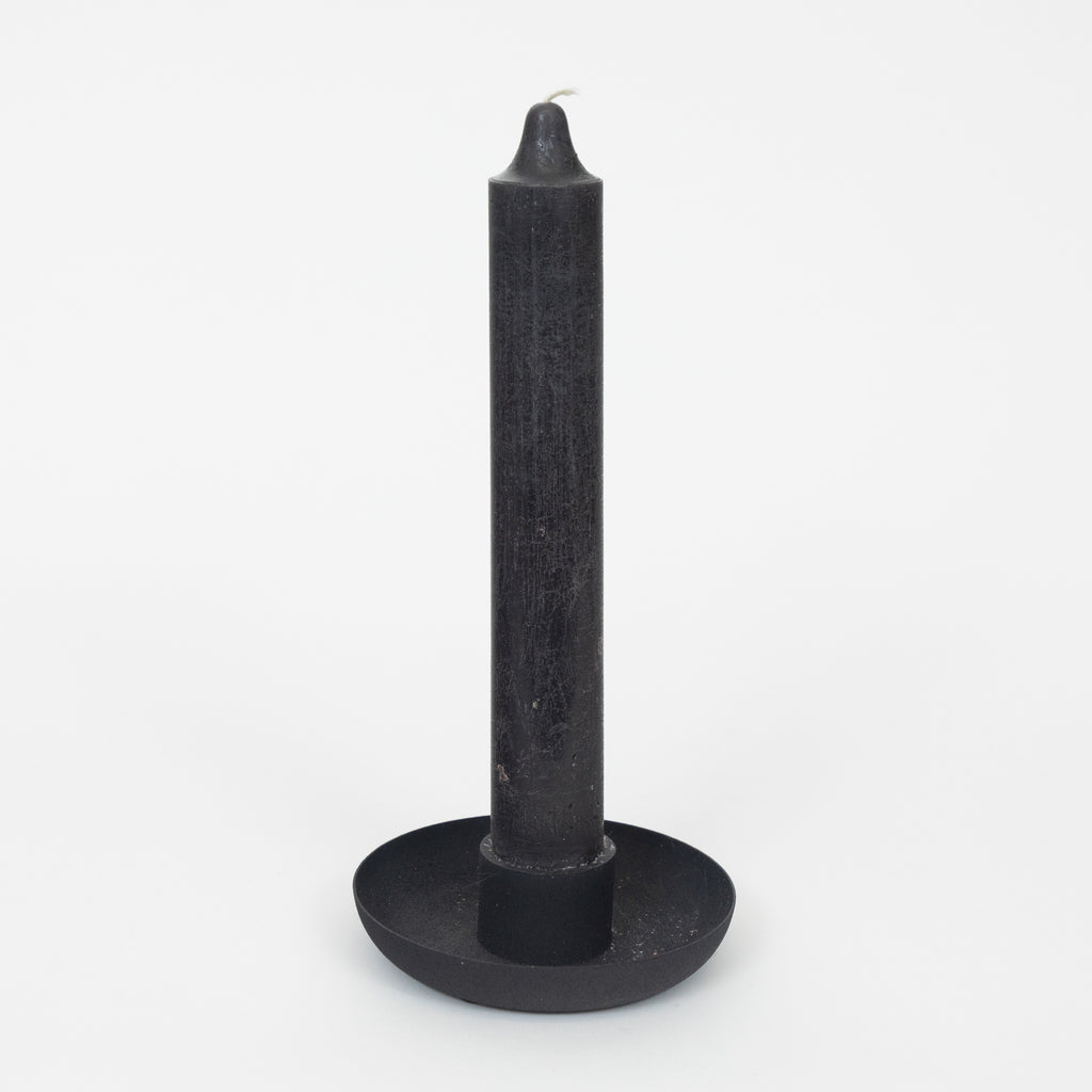 Ib Laursen Candle with Candle Holder in BLACK