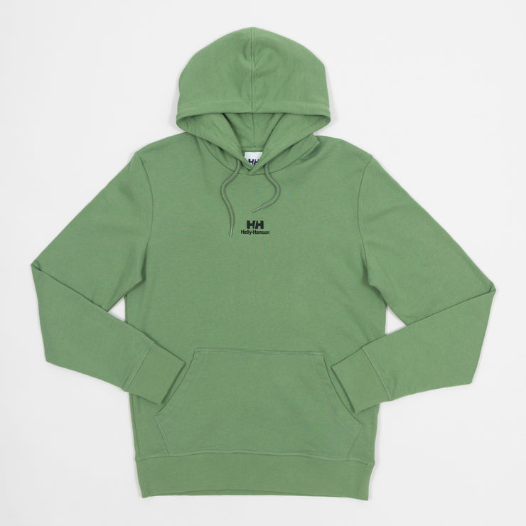 HELLY HANSEN 2.0 Young Urban Logo Hoodie in JADE GREEN