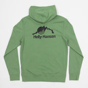 HELLY HANSEN 2.0 Young Urban Logo Hoodie in JADE GREEN