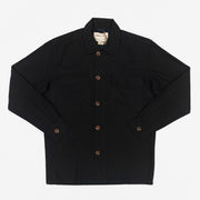 USKEES Buttoned Workshirt in BLACK