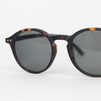 IZIPIZI #D The Iconic Round Grey Lense Sunglasses in TORTOISE GREEN