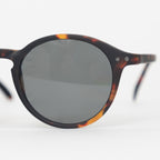 IZIPIZI #D The Iconic Round Grey Lense Sunglasses in TORTOISE GREEN