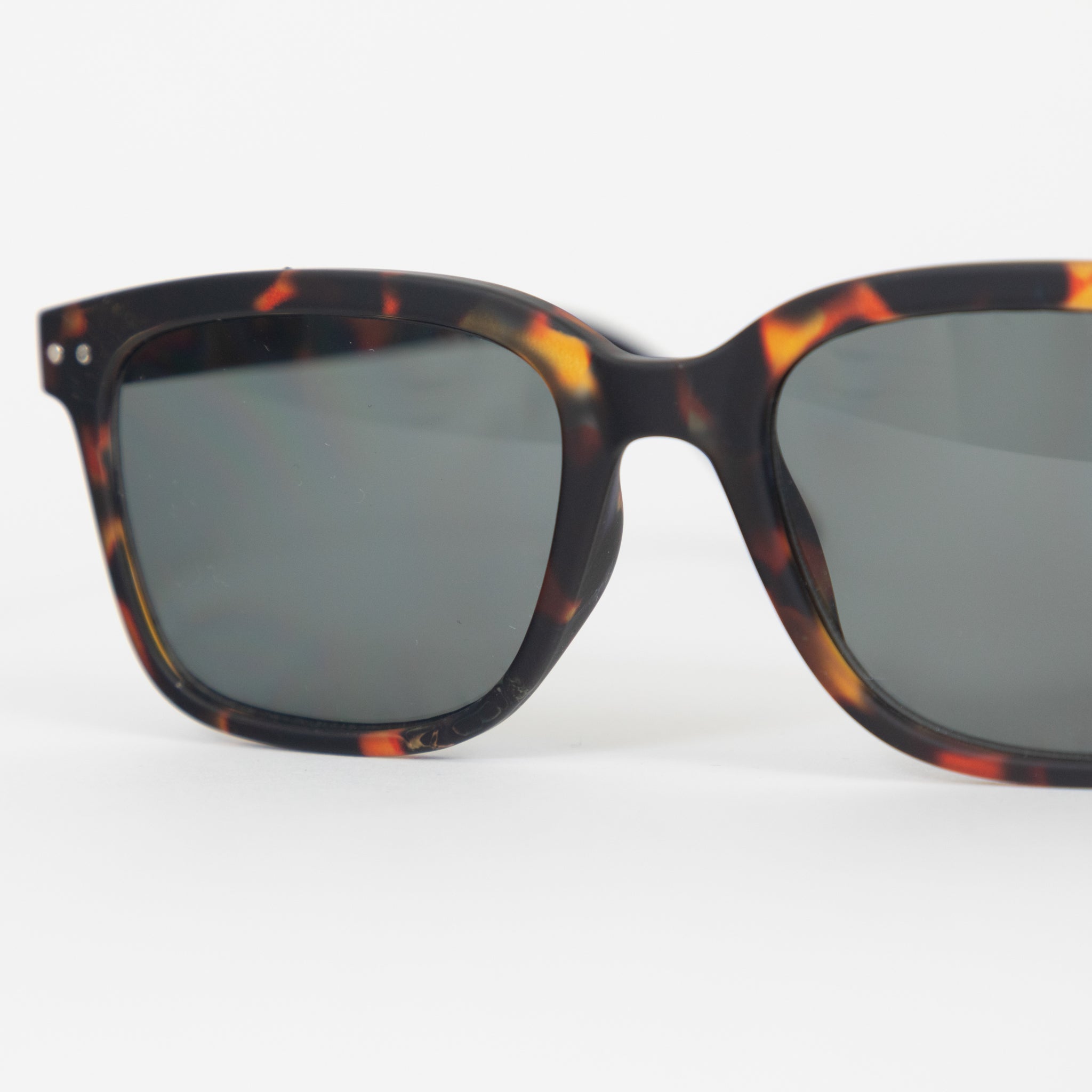 IZIPIZI #L The Big One Grey Lense Sunglasses in TORTOISE GREEN