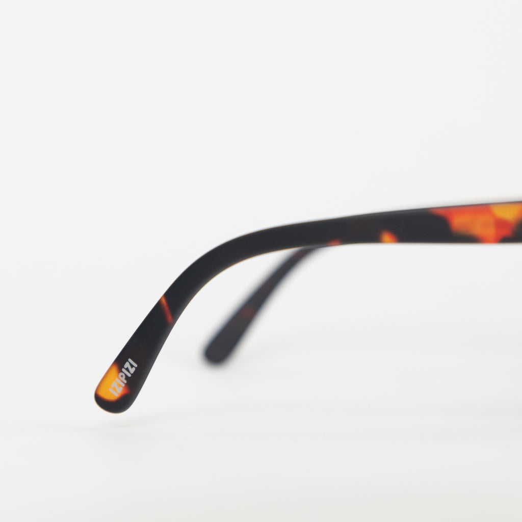 IZIPIZI #L The Big One Grey Lense Sunglasses in TORTOISE GREEN